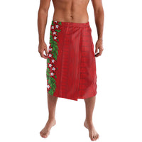 Tonga Language Week Lavalava Heilala Floral Red