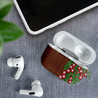 Tonga Language Week AirPods Case Heilala Floral Brown