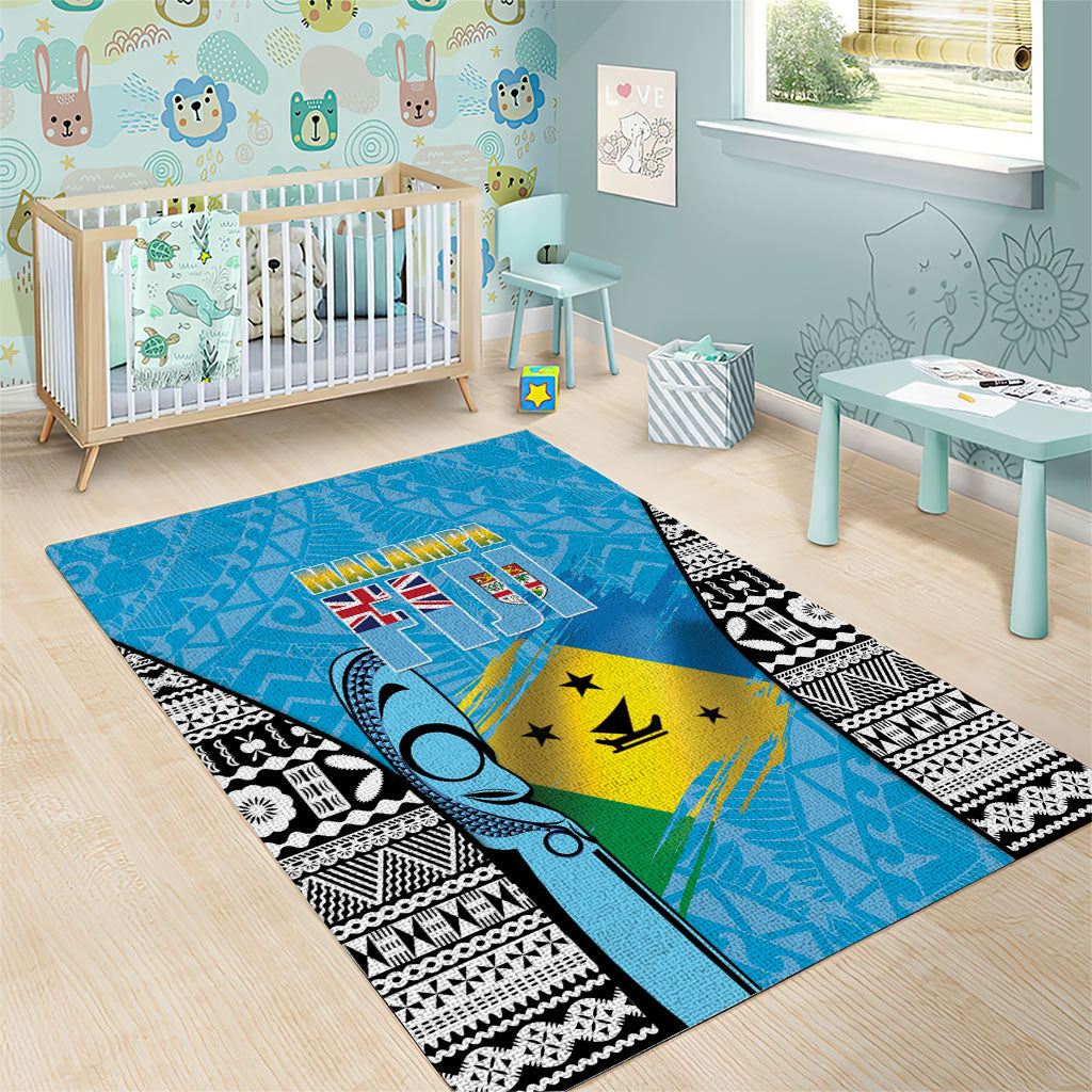 Malampa Fiji Day 2026 Area Rug Unique Style