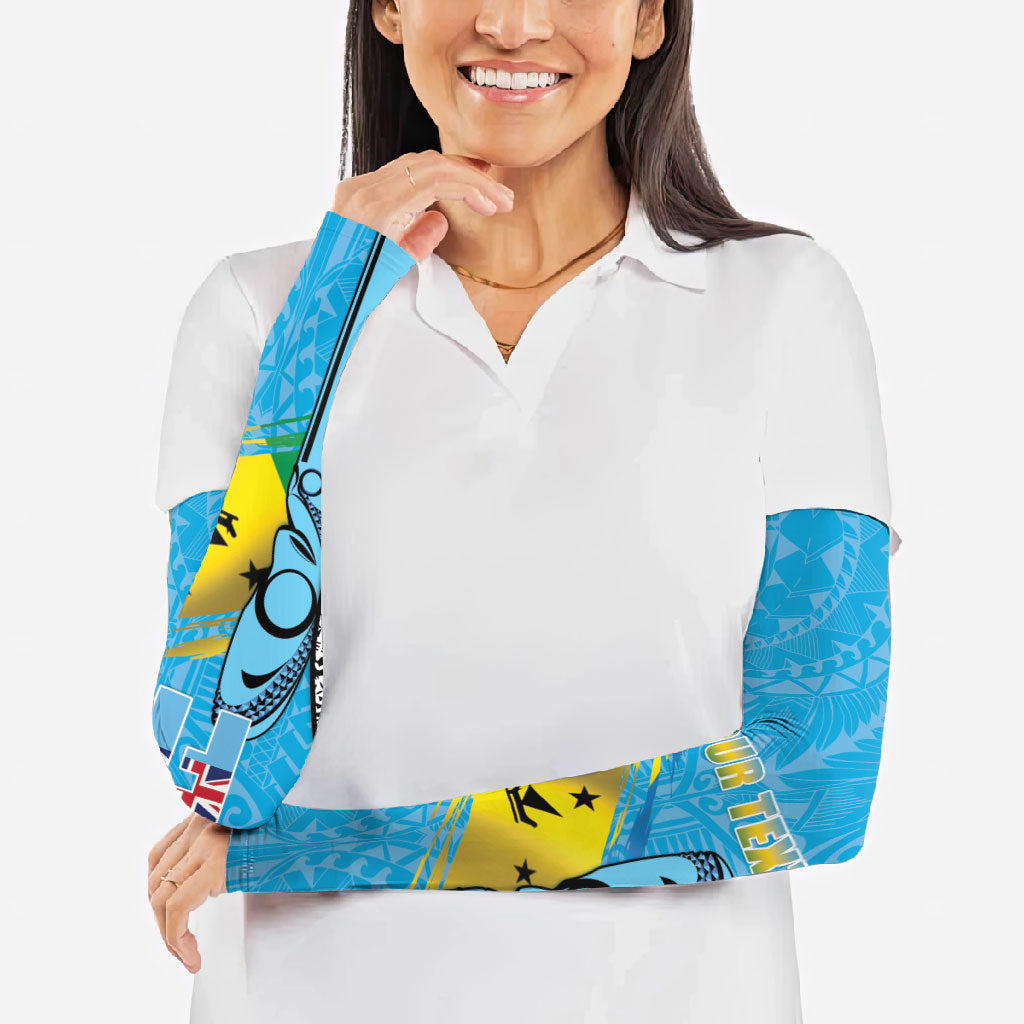 Personalised Malampa Fiji Day 2026 Arm Sleeves Unique Style LT05 - Polynesian Pride