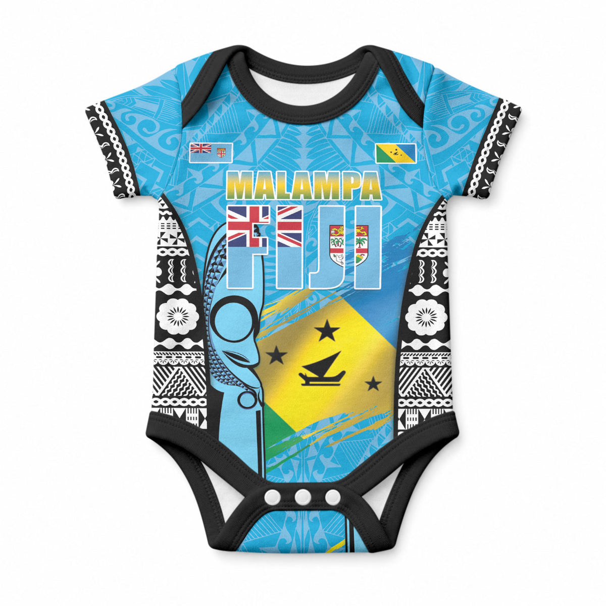 Personalised Malampa Fiji Day 2026 Baby Onesie Unique Style