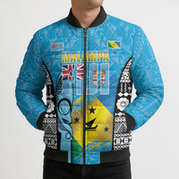 Personalised Malampa Fiji Day 2026 Bomber Puffer Jacket Unique Style