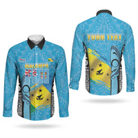 Personalised Malampa Fiji Day 2026 Couples Matching Off The Shoulder Long Sleeve Dress and Long Sleeve Button Shirt Unique Style