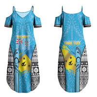 Personalised Malampa Fiji Day 2026 Couples Matching Summer Maxi Dress and Hawaiian Shirt Unique Style