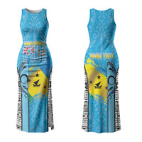 Personalised Malampa Fiji Day 2026 Couples Matching Tank Maxi Dress and Hawaiian Shirt Unique Style