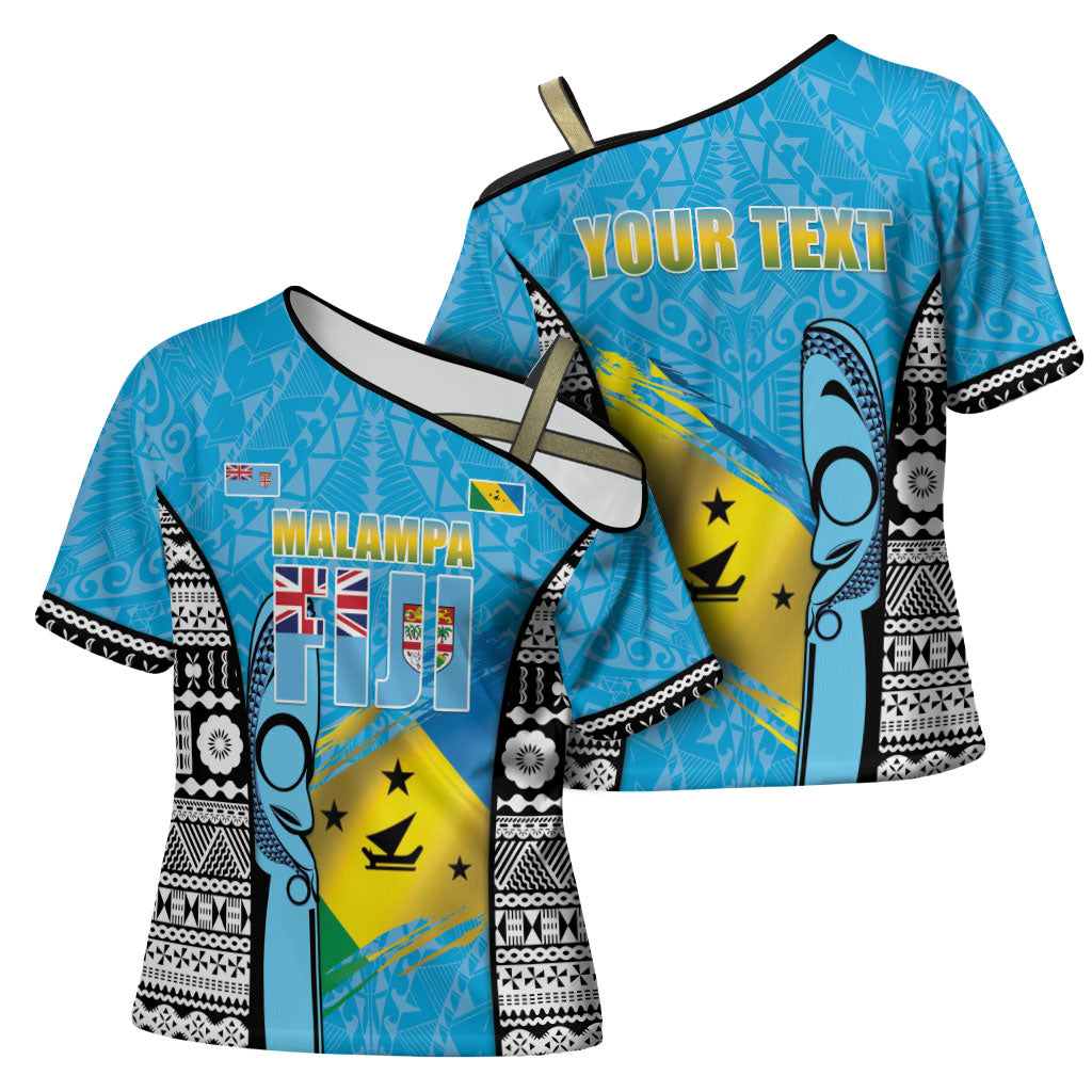 Personalised Malampa Fiji Day 2026 Cross Shoulder Shirt Unique Style