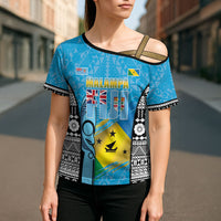 Personalised Malampa Fiji Day 2026 Cross Shoulder Shirt Unique Style