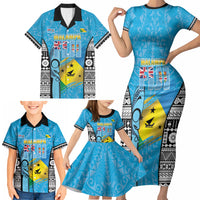 Personalised Malampa Fiji Day 2026 Family Matching Short Sleeve Bodycon Dress and Hawaiian Shirt Unique Style