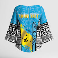 Personalised Malampa Fiji Day 2026 Kimono Sleeve Blouse Unique Style