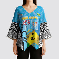 Personalised Malampa Fiji Day 2026 Kimono Sleeve Blouse Unique Style