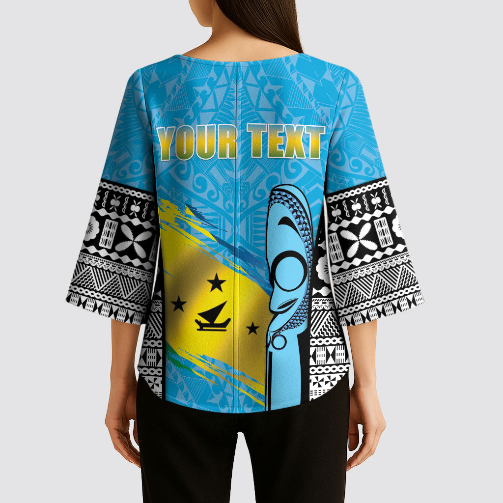 Personalised Malampa Fiji Day 2026 Kimono Sleeve Blouse Unique Style