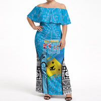 Personalised Malampa Fiji Day 2026 Off Shoulder Maxi Dress Unique Style