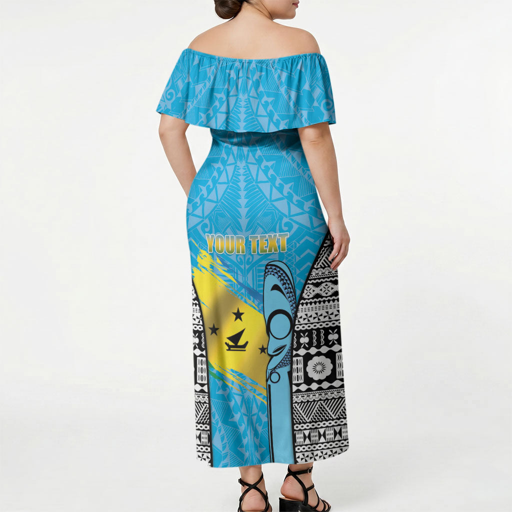 Personalised Malampa Fiji Day 2026 Off Shoulder Maxi Dress Unique Style