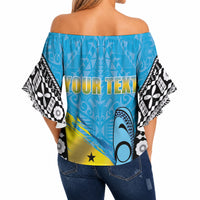 Personalised Malampa Fiji Day 2026 Off Shoulder Wrap Waist Top Unique Style
