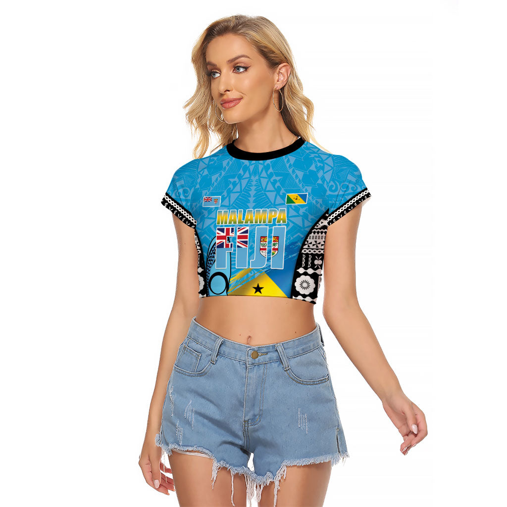 Personalised Malampa Fiji Day 2026 Raglan Cropped T Shirt Unique Style
