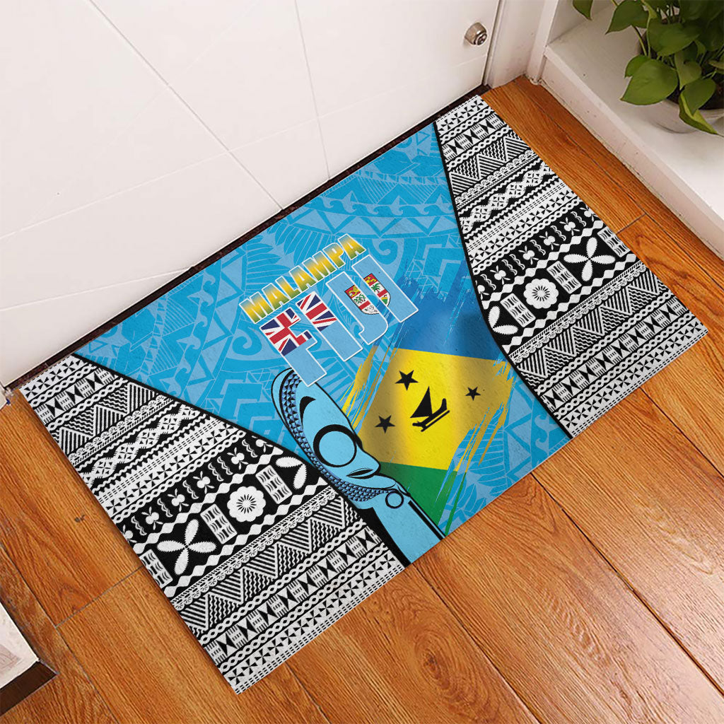 Malampa Fiji Day 2026 Rubber Doormat Unique Style
