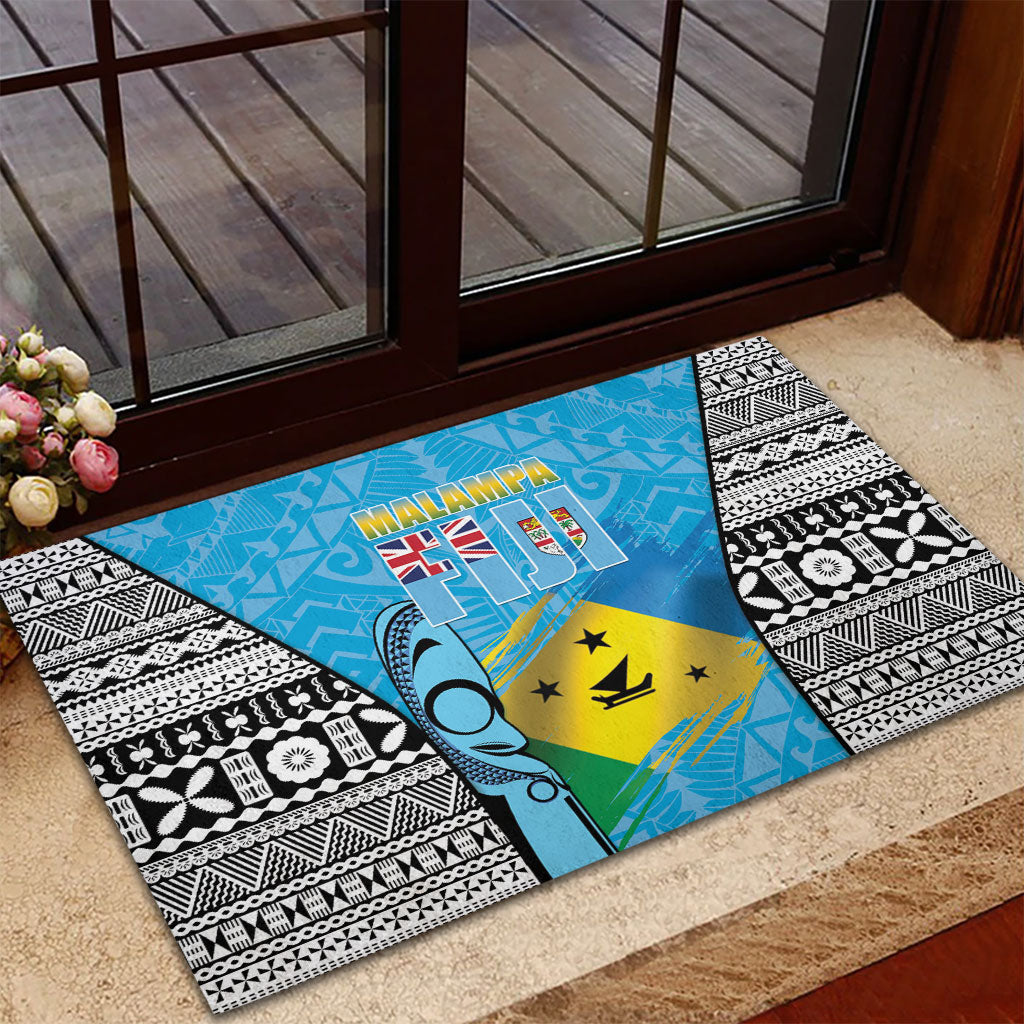 Malampa Fiji Day 2026 Rubber Doormat Unique Style