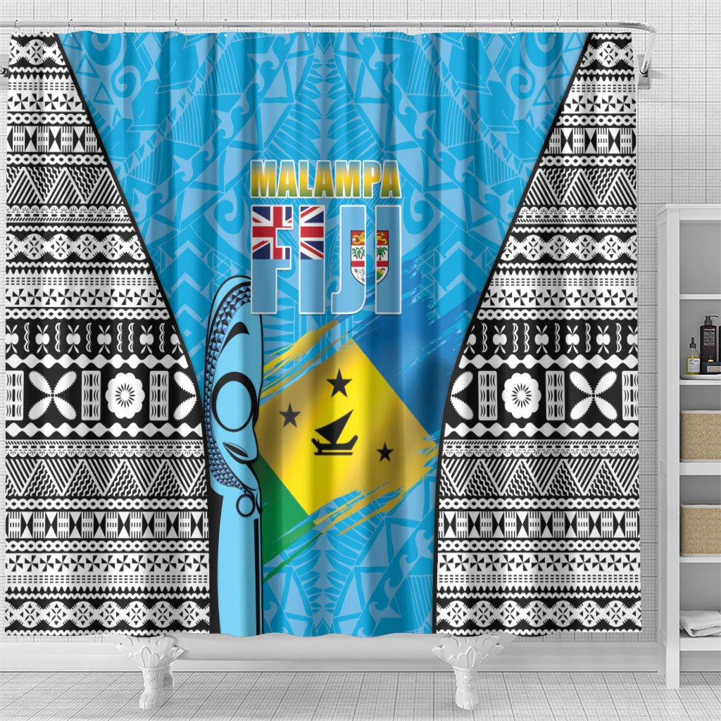 Malampa Fiji Day 2026 Shower Curtain Unique Style LT05 - Polynesian Pride