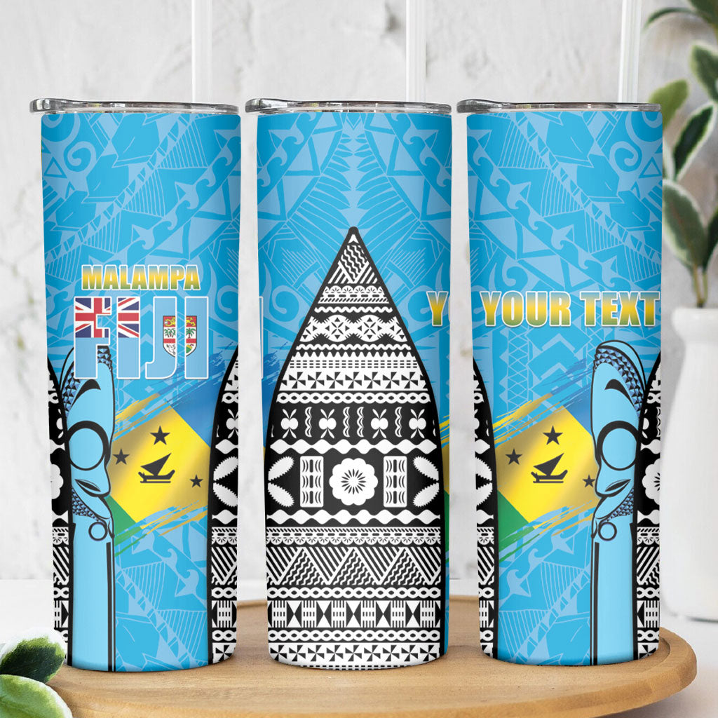 Personalised Malampa Fiji Day 2026 Skinny Tumbler Unique Style