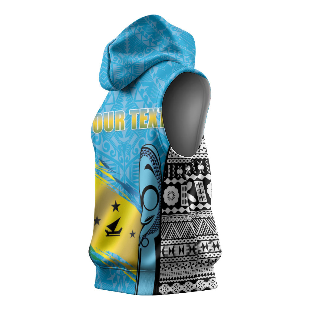 Personalised Malampa Fiji Day 2026 Sleeveless Hoodie Unique Style
