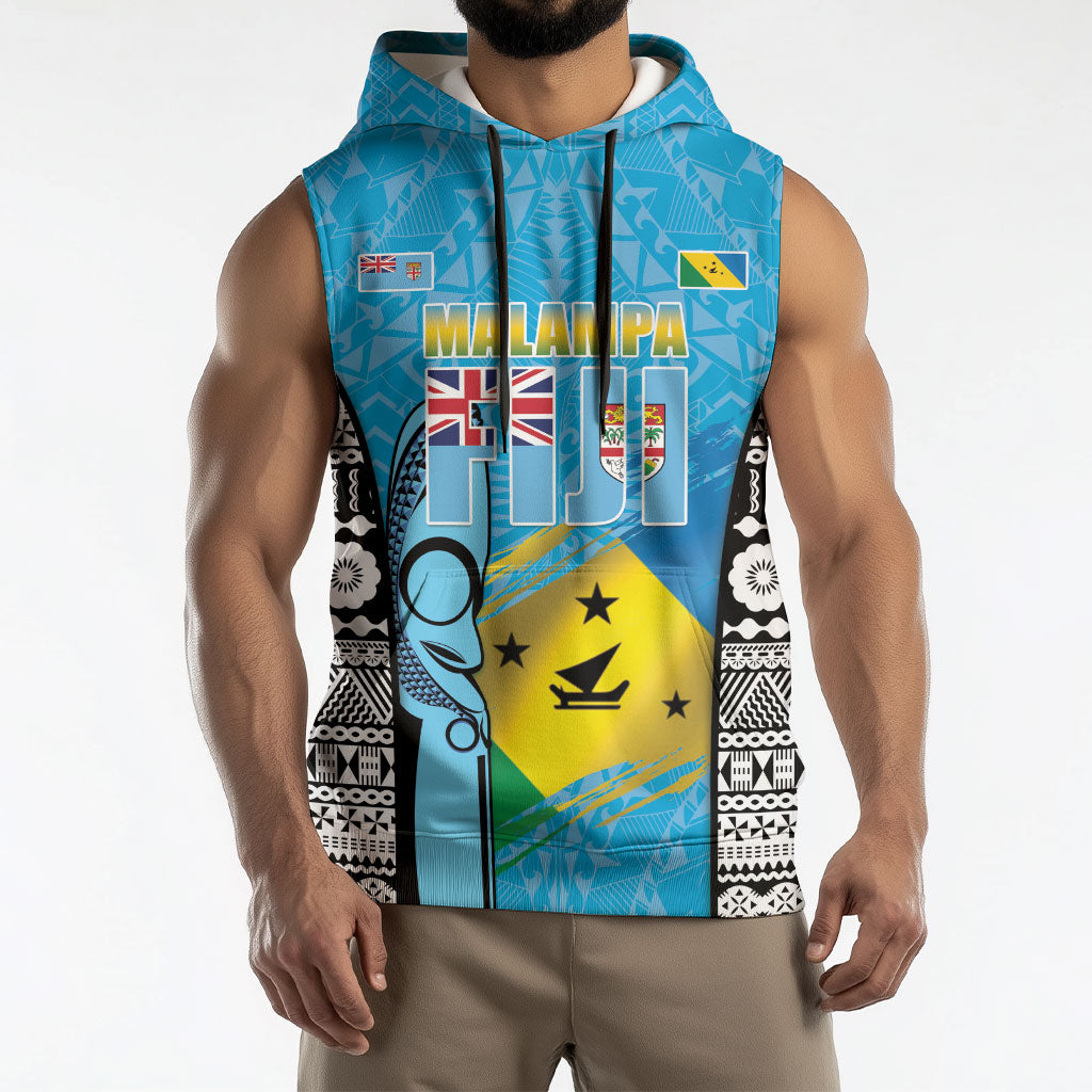 Personalised Malampa Fiji Day 2026 Sleeveless Hoodie Unique Style