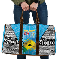 Malampa Fiji Day 2026 Travel Bag Unique Style LT05 Blue - Polynesian Pride
