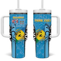 Personalised Malampa Fiji Day 2026 Tumbler With Handle Unique Style