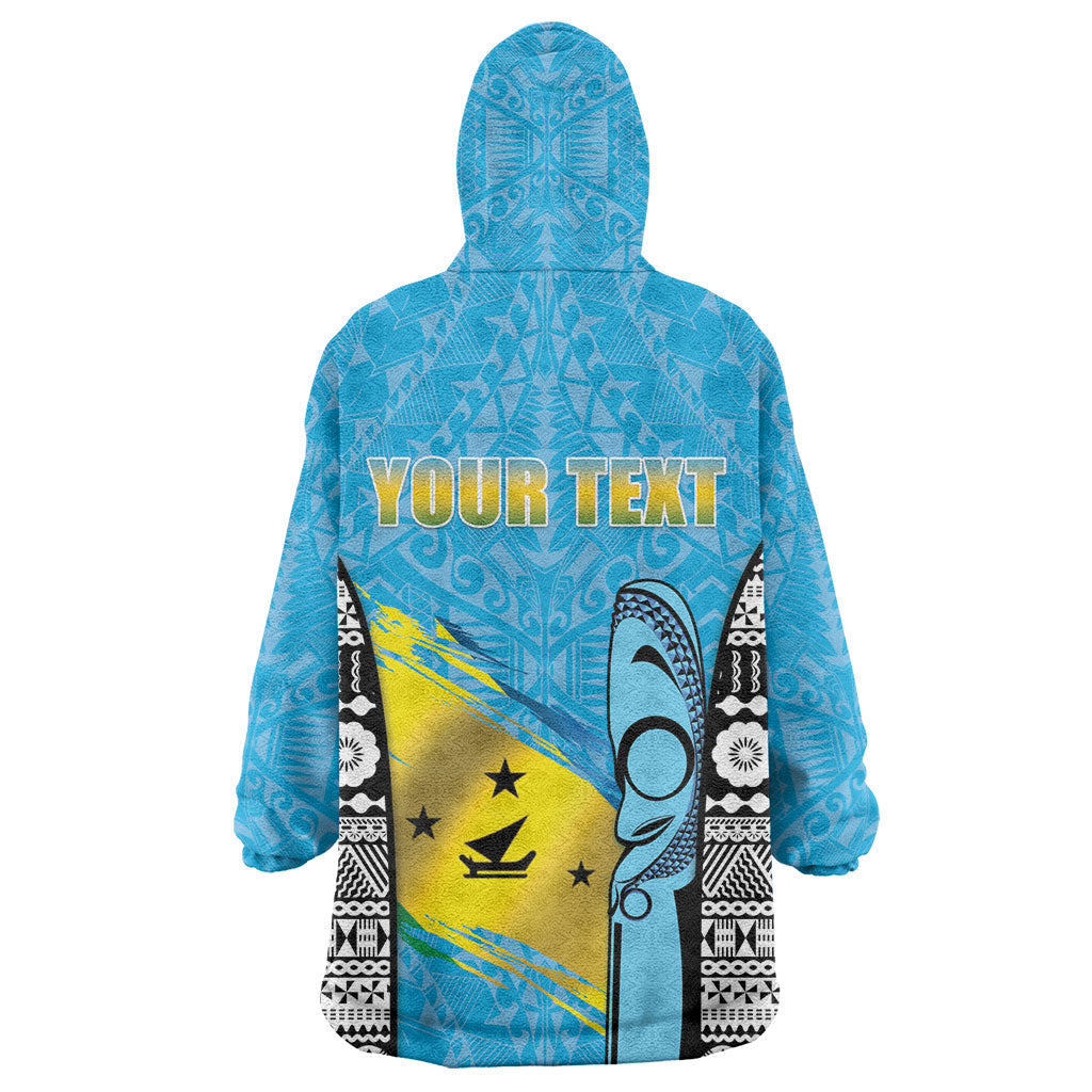 Personalised Malampa Fiji Day 2026 Wearable Blanket Hoodie Unique Style
