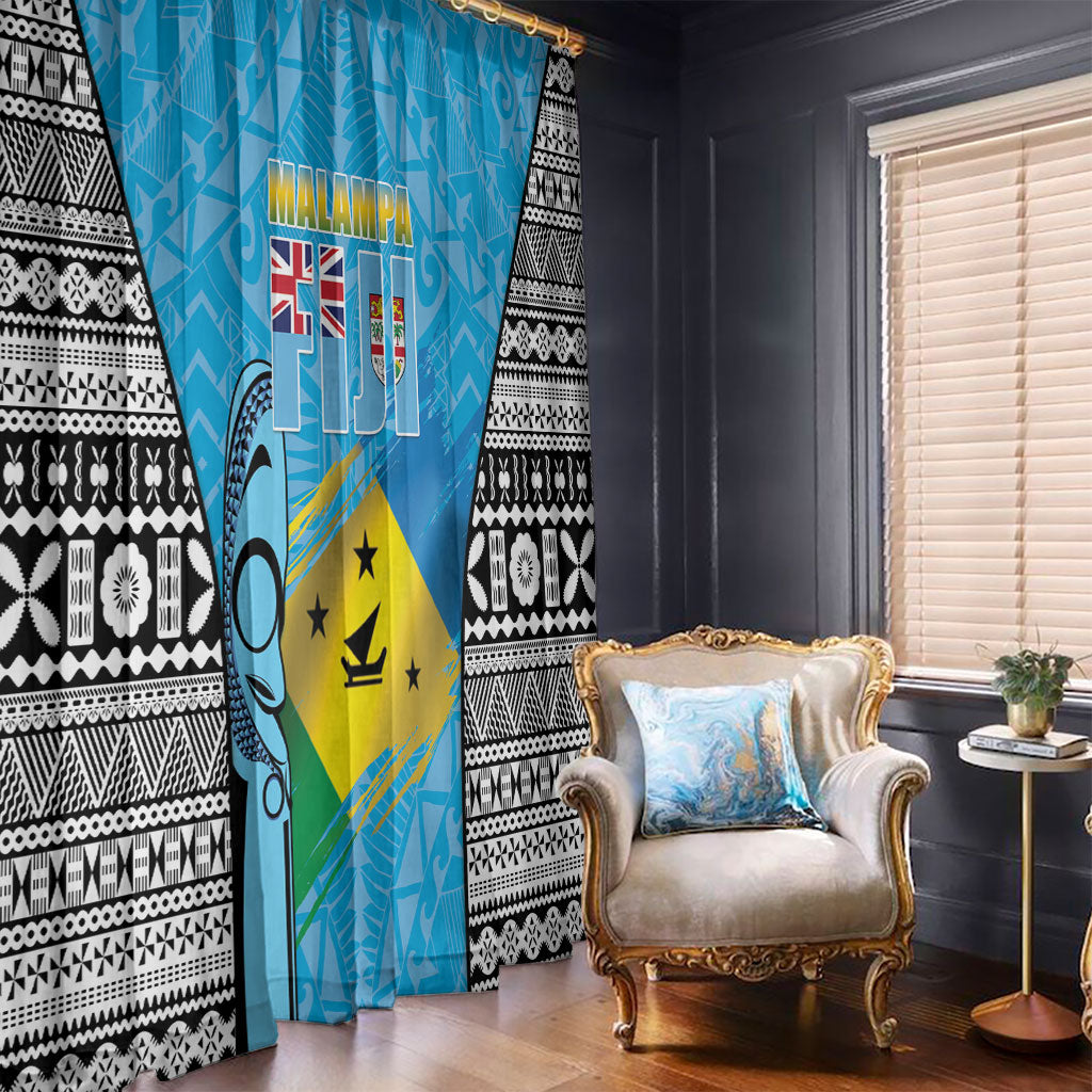 Malampa Fiji Day 2026 Window Curtain Unique Style