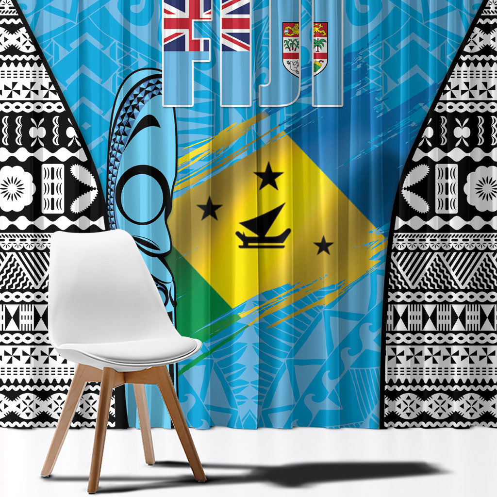 Malampa Fiji Day 2026 Window Curtain Unique Style