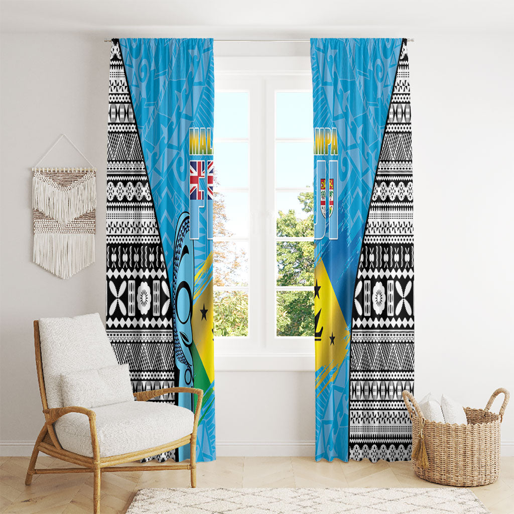 Malampa Fiji Day 2026 Window Curtain Unique Style