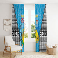 Malampa Fiji Day 2026 Window Curtain Unique Style