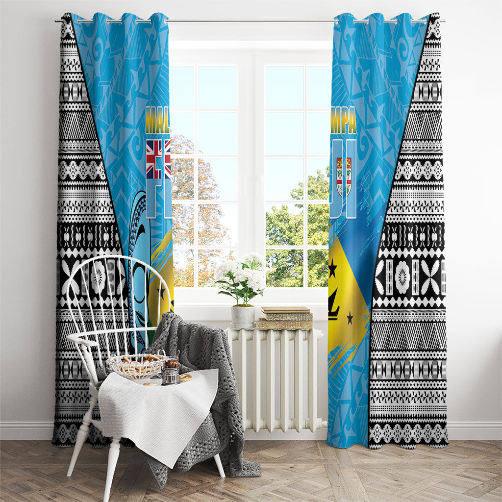 Malampa Fiji Day 2026 Window Curtain Unique Style