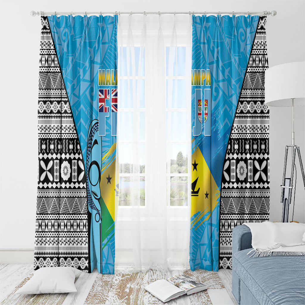 Malampa Fiji Day 2026 Window Curtain Unique Style
