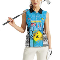 Personalised Malampa Fiji Day 2026 Women Sleeveless Polo Shirt Unique Style