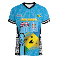 Personalised Malampa Fiji Day 2026 Women V-Neck T-Shirt Unique Style