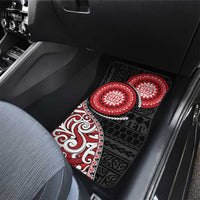 New Zealand Red Maori Koru Simple Style Car Mats