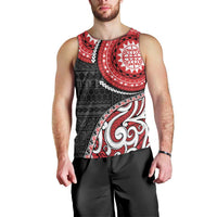 New Zealand Red Maori Koru Simple Style Men Tank Top