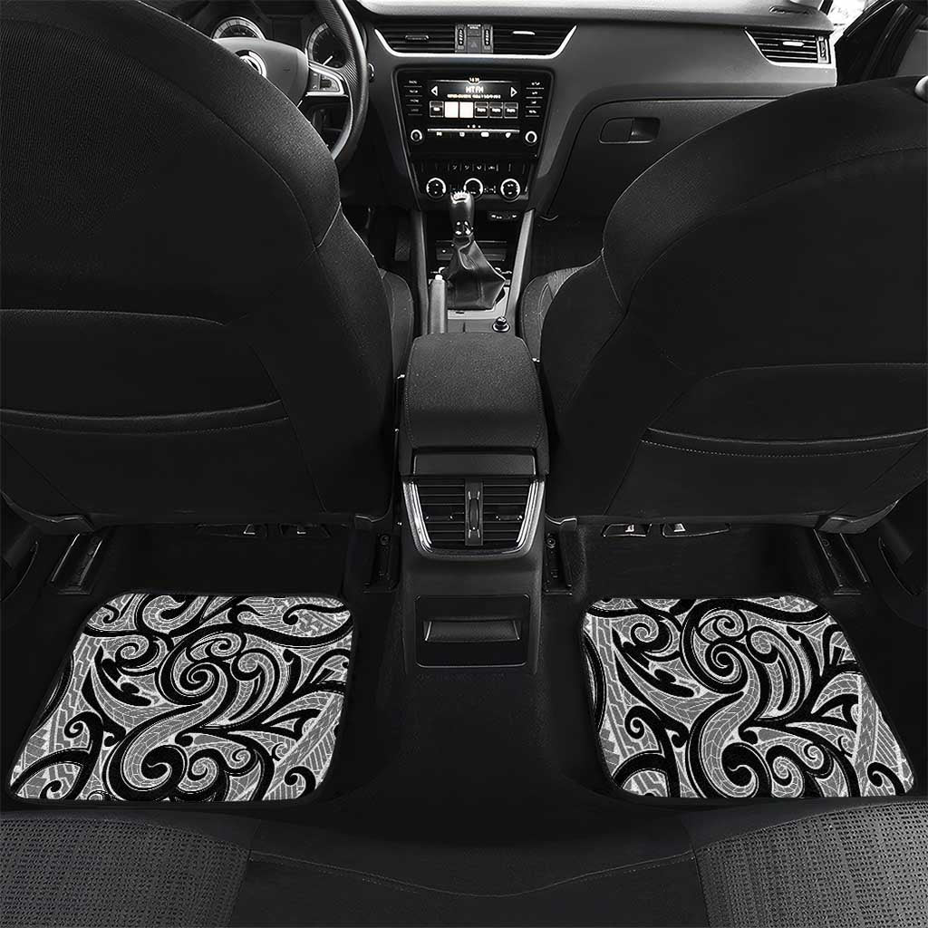New Zealand White Maori Koru Simple Style Car Mats