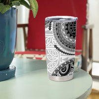 New Zealand White Maori Koru Simple Style Tumbler Cup