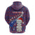 Personalized New Zealand Christmas Hoodie Haka Fern Santa Tiki Meri Kirihimete LT05 - Polynesian Pride