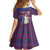 Personalized New Zealand Christmas Kid Short Sleeve Dress Haka Fern Santa Tiki Meri Kirihimete LT05 - Polynesian Pride