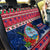 Guam Christmas Back Car Seat Cover Guaman Seal Poinsettia Felis Pasgua LT05 - Polynesian Pride