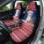Guam Christmas Car Seat Cover Guaman Seal Poinsettia Felis Pasgua LT05 - Polynesian Pride