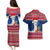 Guam Christmas Couples Matching Puletasi Dress and Hawaiian Shirt Guaman Seal Poinsettia Felis Pasgua LT05 - Polynesian Pride