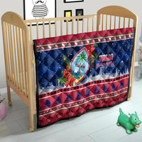 Guam Christmas Quilt Guaman Seal Poinsettia Felis Pasgua LT05 - Polynesian Pride