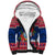 Personalized Guam Christmas Sherpa Hoodie Guaman Seal Poinsettia Felis Pasgua LT05 Unisex Red - Polynesian Pride