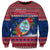 Personalized Guam Christmas Sweatshirt Guaman Seal Poinsettia Felis Pasgua LT05 Unisex Red - Polynesian Pride