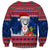 Personalized Guam Christmas Sweatshirt Guaman Seal Poinsettia Felis Pasgua LT05 - Polynesian Pride