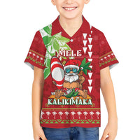 Personalised Hawaii Christmas Hawaiian Shirt Funny Santa Claus Surf Mele Kalikimaka